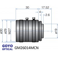 1/2-inch Format Fixed Focal Length Lens