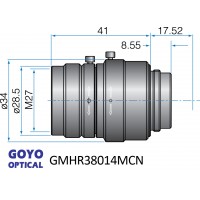 1/2-inch - 2/3-inch Format High Resolution Megapixel Lens