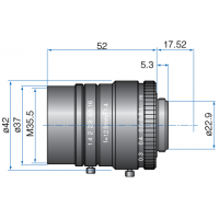 1 inch Format 12.5mm F1.4-16 High Resolution Megapixel Lens
