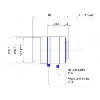 2-3 inch Format 35mm F1.4-22 High Resolution Megapixel Lens